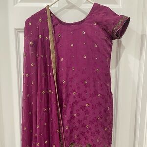Purple Salwar Suit (Kids)